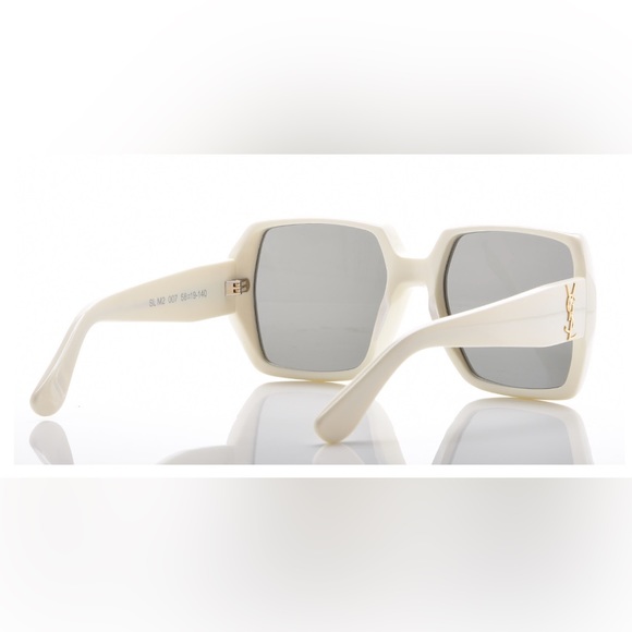 ISO!!!!!!! Saint Laurent SL M2 Oversized sunglasses in Ivory - Picture 2 of 3